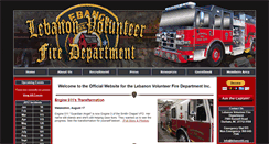 Desktop Screenshot of lebanonvfd.org